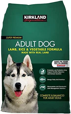Kirkland Signature Lamb, Rice & Veg Dog Food 40 Lb