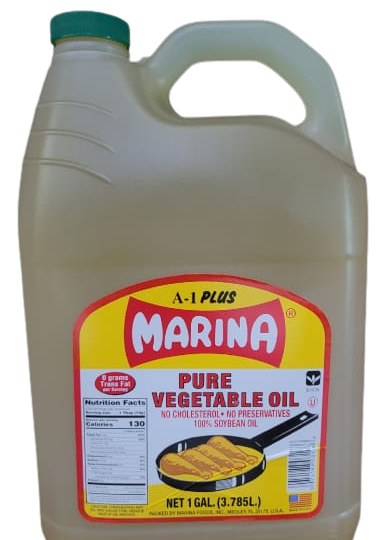 Marina Pure Vegetable Oil, 1 Gal.