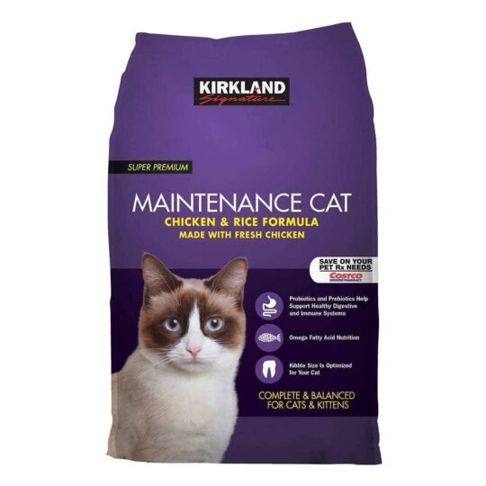 Kirkland Signature Chicken and Rice Cat Food, 25 Lb