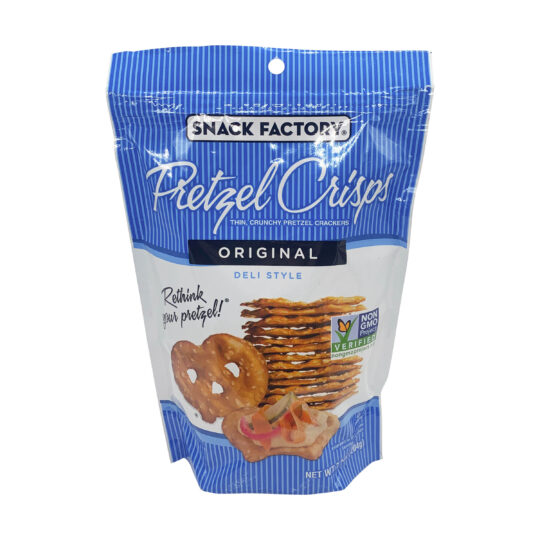 Snack factory Pretzel Crisps original 7.2 Oz