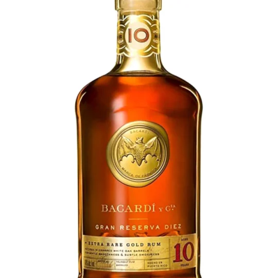 Bacardi Gold 10 Years 750 Ml