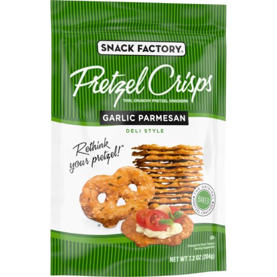 Snack Factory Pretzel Garlic Parmesan 7.2 Oz