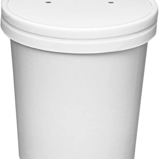 Cont Food Paper White 16 Oz 25Ct