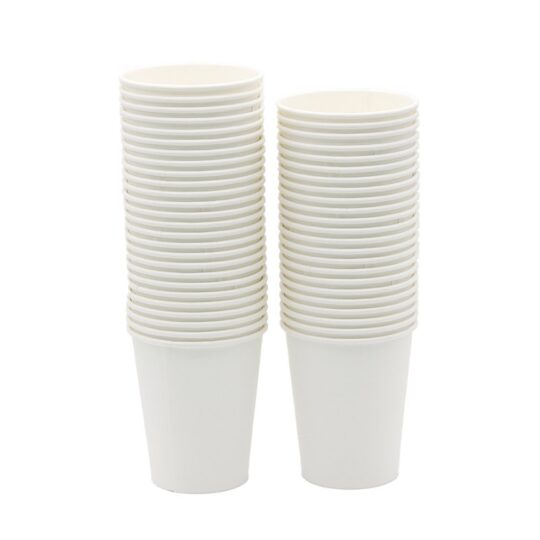 20 Oz White Single Wall Hot Paper Cup - 40 Ct
