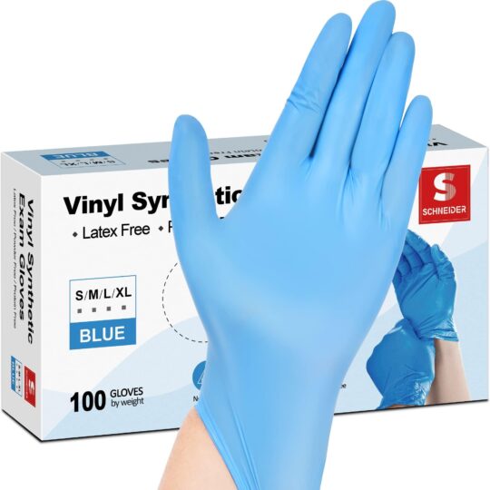 Gloves Vinyl XL PF 100Ct