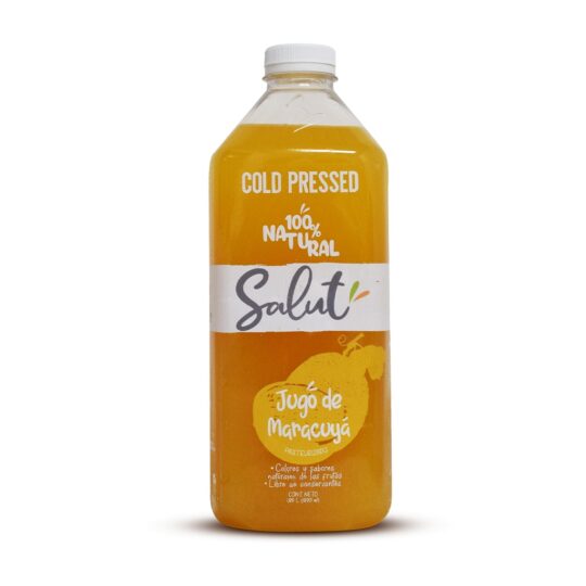 Cold-Pressed 100% Natural Passion Fruit Juice, Salut 128 Oz